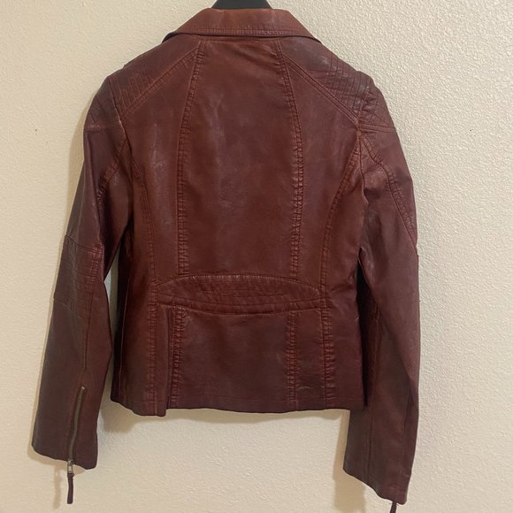 WOMEN'S FAUX LEATHER JACKET - Picture 2 of 3